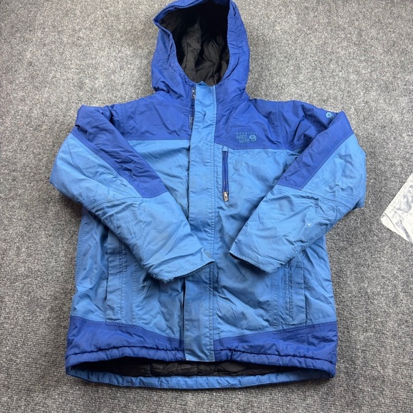 Mountain Hardwear Other - MOUNTAIN HARDWEAR Kids Blue Insulated Ski Winter Hooded Jacket Coat size: Large